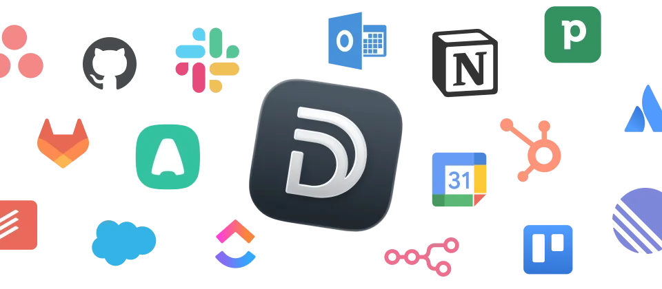Tool logos connected to Demodesk