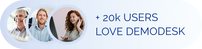 +20k users love Demodesk