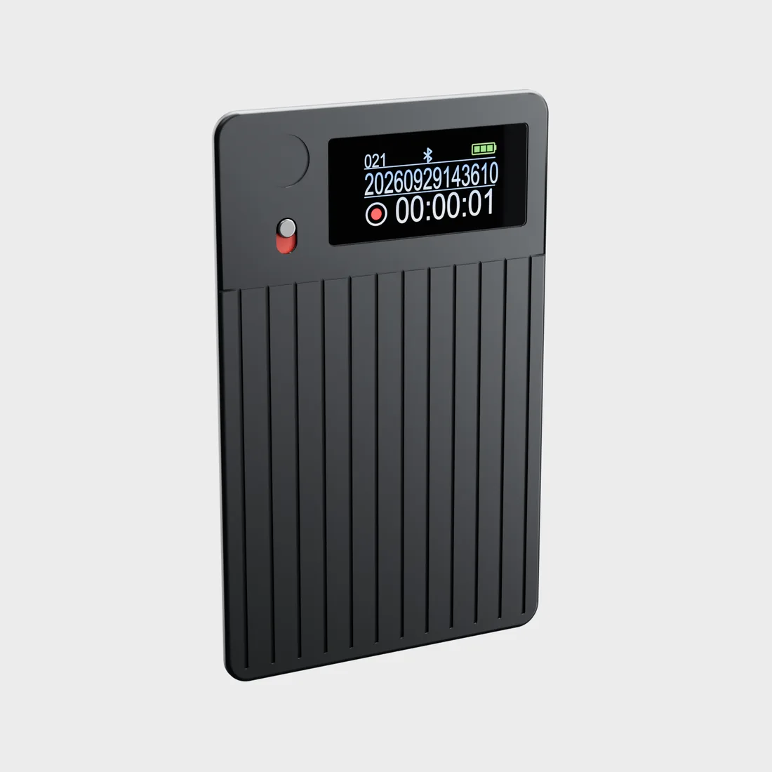 The Demodesk Recorder on its own with its display on