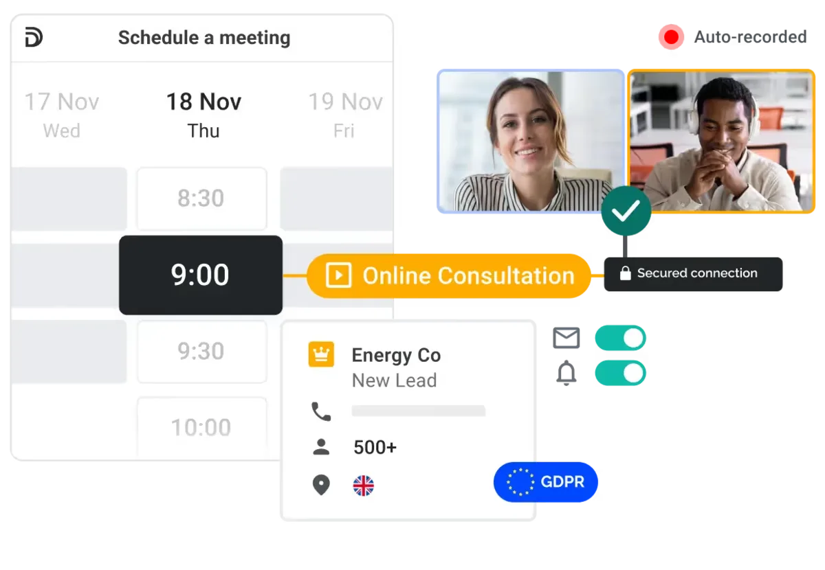 Demodesk standardisierte Vertriebsprozesse und Workflow-Dashboard